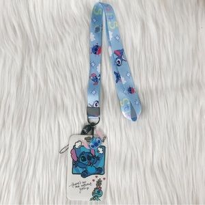 Stitch lanyard with Id/ card holder.